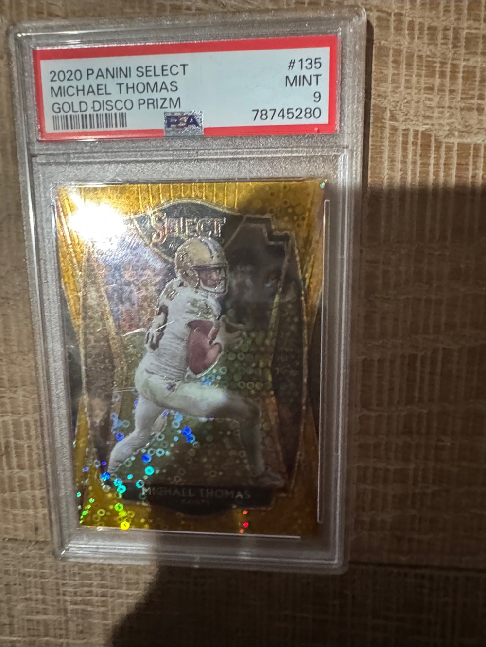 Panini Gold Michael Thomas Football Card